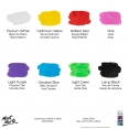 蒙瑪特布繪顏料8色x20毫升套裝Mont Marte Fabric Paint 8 cols. x 20 ml set